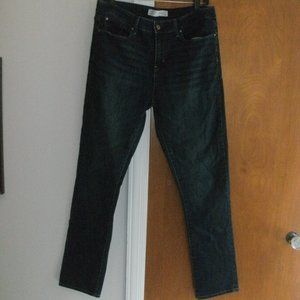 Levi's Signature Mid Rise Straight Blue Jeans Women Size 14 L